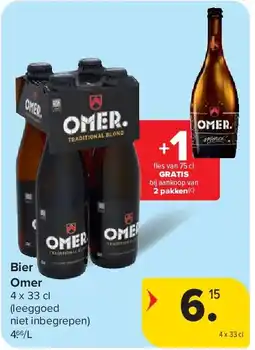 Carrefour Bier Omer aanbieding