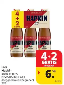 Carrefour Bier Hapkin aanbieding