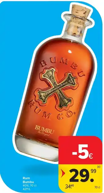 Carrefour Rum Bumbu aanbieding
