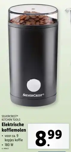 Lidl Silvercrest Kitchen Tools Elektrische Koffiemolen aanbieding