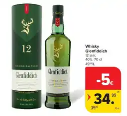 Carrefour Whisky Glenfi ddich aanbieding