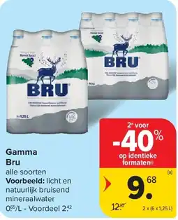 Carrefour Gamma Bru aanbieding