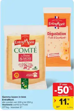 Carrefour Gamma kazen in blok EntreMont aanbieding