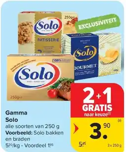 Carrefour Gamma Solo aanbieding