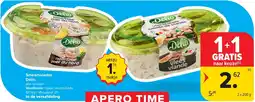 Carrefour Smeersalades Délio aanbieding