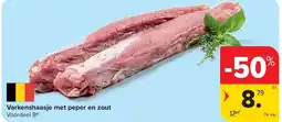 Carrefour Varkenshaasje met peper en zout aanbieding