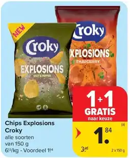 Carrefour Chips Explosions Croky aanbieding