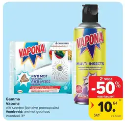 Carrefour Gamma Vapona aanbieding