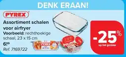 Carrefour Assortiment schalen voor airfryer aanbieding