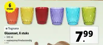 Lidl Tognana Glazenset aanbieding