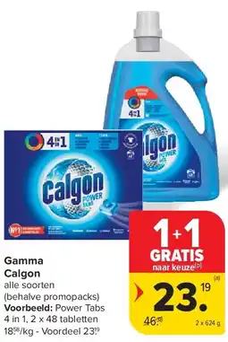 Carrefour Gamma Calgon aanbieding