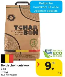 Carrefour Belgische houtskool aanbieding