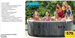 Carrefour Jacuzzi 6 personen PureSpa Greywood aanbieding