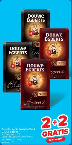 Carrefour Gemalen koffie Superior Blend Douwe Egberts aanbieding
