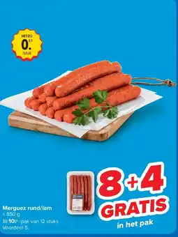 Carrefour Merguez rund/lam aanbieding