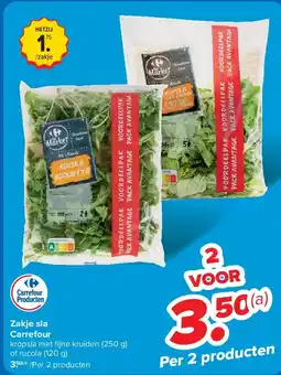 Carrefour Zakje sla Carrefour aanbieding
