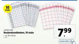 Lidl Livarno home Keukenhanddoeken aanbieding