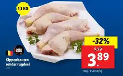 Lidl Kippenbouten zonder rugdeel aanbieding