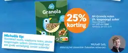 Albert Heijn AH Granola noten 0% toegevoegd suiker aanbieding