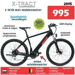 iTEK X-tract bicycles e-mtb met middenmotor aanbieding