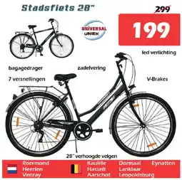iTEK Stadsfiets universal uniek aanbieding