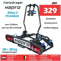 iTEK Fietsdrager hарго atlas 2 premium aanbieding