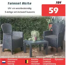 Tuinset Akita