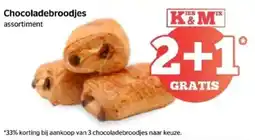 Spar Chocoladebroodjes aanbieding