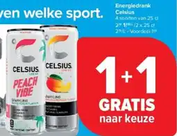 Carrefour Energiedrank Celsius aanbieding
