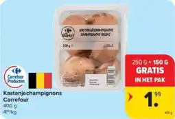 Kastanjechampignons Carrefour