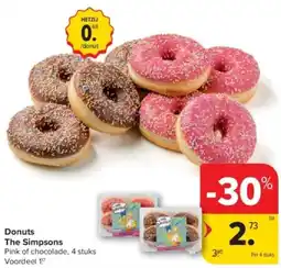 Carrefour Donuts The Simpsons aanbieding