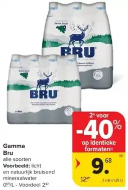 Carrefour Gamma Bru aanbieding