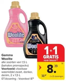 Carrefour Gamma Woolite aanbieding