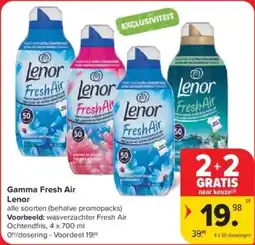 Carrefour Gamma Fresh Air Lenor aanbieding