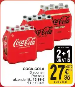 Cora Coca Cola aanbieding