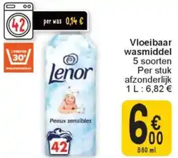 Cora Vloeibaar wasmiddel aanbieding