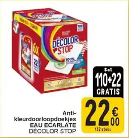 Anti-kleurdoorloopdoekjes eau ecarlate