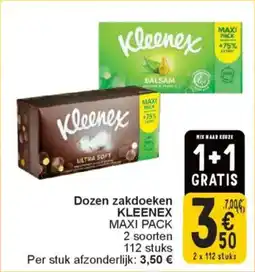 Cora Dozen zakdoeken kleenex aanbieding