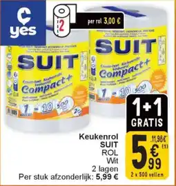 Cora Keukenrol suit aanbieding