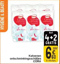 Katoenen ontschminkingsschijfjes córa