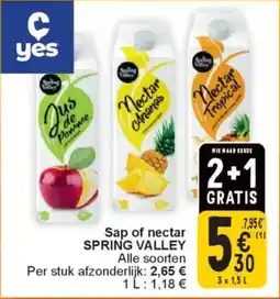 Cora Sap of nectar spring valley aanbieding