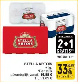Cora Stella artois aanbieding