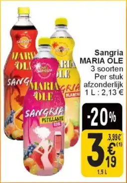 Cora Sangria maria ole aanbieding