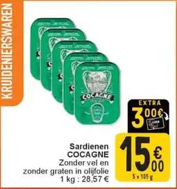 Cora Sardienen cocagne aanbieding
