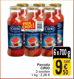 Cora Passata cirio aanbieding