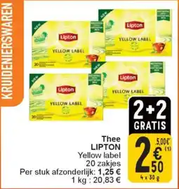 Cora Thee lipton aanbieding
