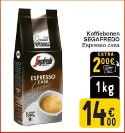 Cora Koffiebonen segafredo aanbieding