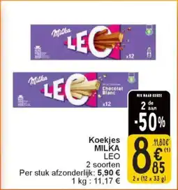 Cora Koekjes milka leo aanbieding