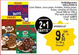 Cora Ontbijtgranen kellogg's aanbieding
