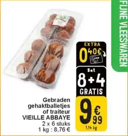 Cora Gebraden gehaktballetjes of traiteur vieille abbaye aanbieding